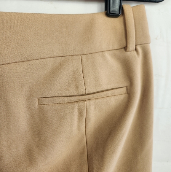 J. Crew Women's Cameron Preppy Work Career Office Slim Crop Pants Camel Tan 12 - Picture 9 of 14